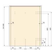 Emuca Pattumiera per differenziata Recycle da cucina, 2 x 16 L, fissaggio sul fondo ed estrazione manuale, Tecnoplastica grigio antracite