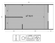 Camping pod cm. 300x600 - Camping pod - Losa Esterni da vivere