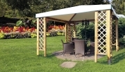 Gazebo capri 360x300 con grigliati - Pergole gazebo e carport - Losa Esterni da vivere