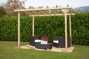 Pergola autoportante 240x240 - Pergole gazebo e carport - Losa Esterni da vivere