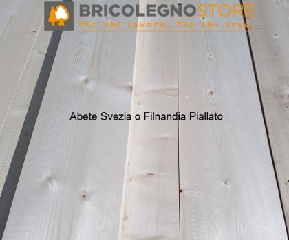 Tavola Abete Svedese Piallato 58 x 195 x 2550 mm