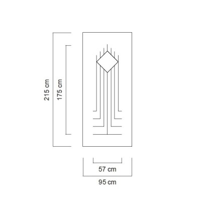 Pannello per Porta Blindata Varie Finiture mod. Bucaneve