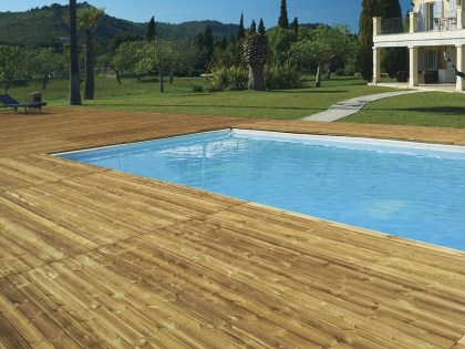 Decking Pavimento per Esterno in Pino 