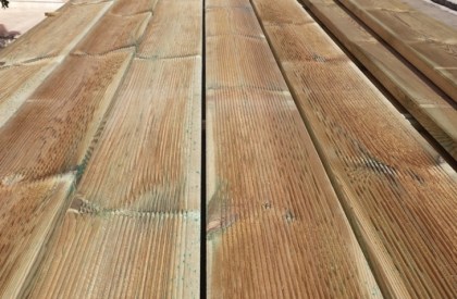 Decking Pavimento per Esterno in Pino - Listone da 1000 mm