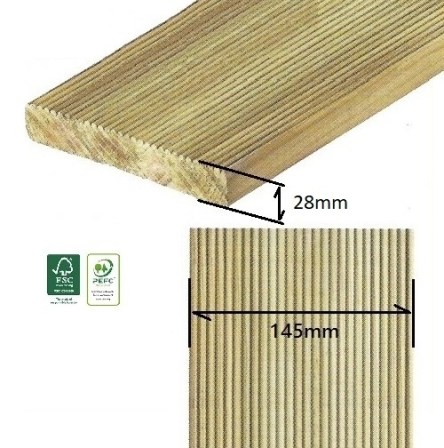 Decking Pavimento per Esterno in Pino - Listone da 1000 mm