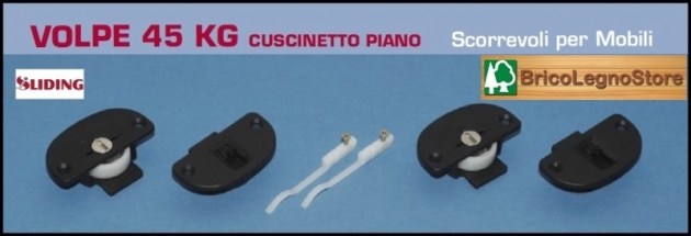 Kit accessori scorrevole mobili Volpe 45 p Sliding