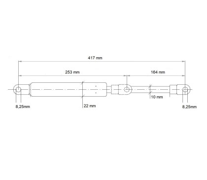 pistone-gas-anta-ribalta-cassone-letto-100-kg-1000-N-bricolegnostore